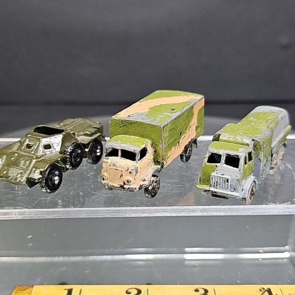 Vintage Matchbox Lesney No 73 RAF No73 Ambulance No 63 Scout Car No 61 England - Picture 10 of 14